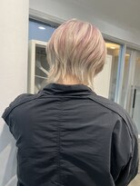 似合わせカット×メンズハイトーン×ホワイトカラー