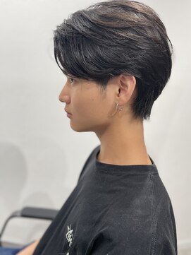 オンカン(onkan) センターパート／メンズショート