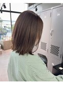 #ゆるレイヤーロブ#チョコレートベージュ