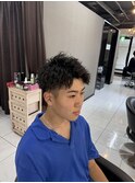 ツイストスパイラル ツイストパーマ メンズパーマ 波巻き