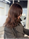 【カカオブラウン&ミディアムレイヤー】《福岡透明感カラー》