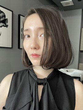 インセプション 銀座(INCEPTION) ショート/ボブ/面長/前髪なし/絶壁解消/30代/40代/50代/くびれ