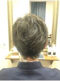 50代60代70代/大人ショート/ふんわりショート/グレイヘア