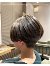 ペチカ(petica) 大人可愛いハンサムショート×マットベージュ＊20代30代40代
