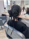 【ヘアセットサロンfirst】タイトツインお団子♪