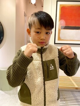 ルーム(Loom.) キッズカットメンズスタイルショートスタイルメンズブリーチ