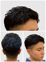 銀座マツナガ 浅草店&nbsp;ツーブロナチュラル癖毛風アイロンパーマ