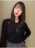 《袴田》レイヤーカット/チョコレートブラウン
