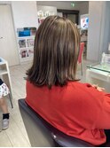 ハイライトカラー×切りっぱなしスタイル×上大岡駅近く