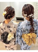 浴衣王道人気スタイル♪