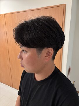 アカ(ACA) メンズセンターパート ニュアンスパーマ 大通