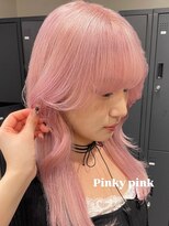 ベレーザ 渋谷(BELEZA)&nbsp;14997ブリーチ＆ダブルカラーベビーピンクホワイトピンク