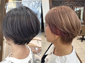 クアトロ グランシュ 川崎店(QUATRO × GranCieux)の写真/お洒落を妥協したくない方必見◎オーガニック薬剤でダメージレスに叶える"QUATRO川崎の上品な大人カラー"