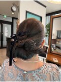 カチモリヘア　お呼ばれヘアアレンジ