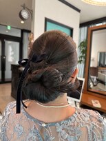 ルナバイルヴェール(LUNA by LeVert)&nbsp;カチモリヘア　お呼ばれヘアアレンジ