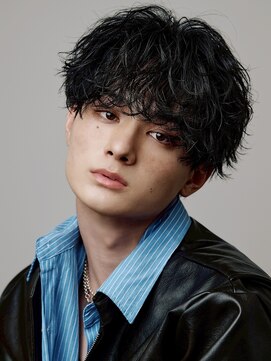 オーシャントーキョー 原宿(OCEAN TOKYO) 波巻きパーマシャドウパーマスパイラルパーマツーブロック