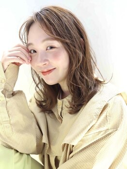 TYCHE　TOKYO【3月中NEW OPEN（予定）】の写真/ミディアム・ロングの似合わせカットが得意☆髪質改善で叶える、思わず見惚れるうるツヤ美髪へ◎