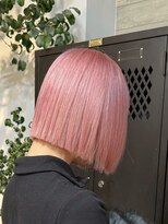 ヲタク(wotaku.)&nbsp;パステルピンクホワイトピンクベージュトリプルカラーミニボブ
