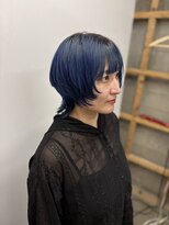 コタン(COTAN) black×blue color×layercut〈中路〉
