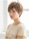 ハイトーンショート川越/ボブ/ハイライト/白髪ぼかし/白髪染め