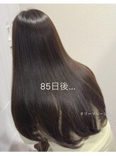 リオーエン 渋谷 原宿 明治神宮前(RiOen.)&nbsp;【渋谷】ブリーチなし透明感カラーオリーブベージュ