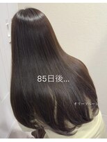 リオーエン 渋谷 原宿 明治神宮前(RiOen.) 【渋谷】ブリーチなし透明感カラーオリーブベージュ