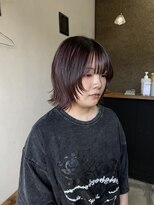 カンナカンナ 三佐店(cannaCANNA) ウルフカット/レイヤーボブ/顔周りレイヤー/暖色カラー/ブラウン