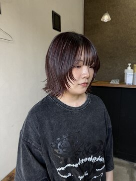 カンナカンナ 三佐店(cannaCANNA) ウルフカット/レイヤーボブ/顔周りレイヤー/暖色カラー/ブラウン