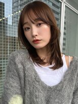 ベイルーム(BAYROOM by HONEY omotesando)&nbsp;顔周りレイヤー/レイヤースタイル/ミディアム/透明感カラー