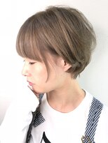 シーデン(C-den)&nbsp;外国人風★ミルクティーベージュ★ブリーチ★ショートボブ