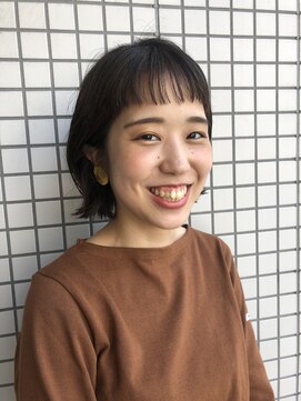 ウィーク 梅田(UiiC) ナチュラルボブ 大人かわいいさらっと決まる【uiic umeda rira】