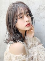 キリ 表参道(kyli)&nbsp;マロンベージュAラインボブ外ハネくびれミデイアムイメチェン”