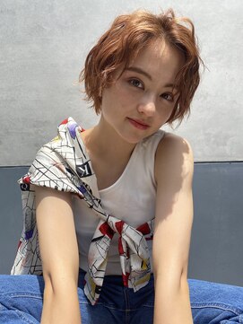 レオニード 表参道(LEONID) オレンジ×ショート