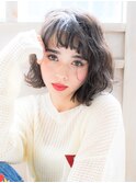 【マーブル東京三軒茶屋】☆強めウェーブボブ×斜めバング☆