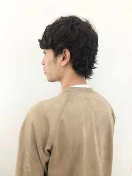 エンドリンク(endlink) パーマ風ウルフスタイル×オリーブブラウン