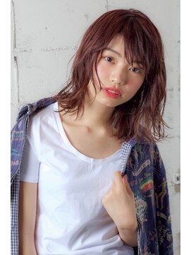 ノラジャーニー(NORA Journey) 【佐藤】無造作ウェーブミディ