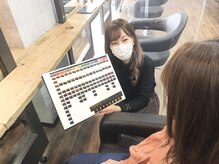 《ツヤが透ける♪個性とトレンドをミックスした上級カラー》