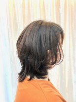 クオリス 上福岡店(QUALIS)&nbsp;レイヤーカット/くびれ/ブラウン/30代40代50代/ミディアム/小顔