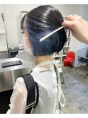 light blue/インナーカラー