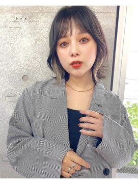 リコバイアフロート(riko by afloat) 結べるボブレイヤーフレンチガーリーホワイトベージュ吉祥寺