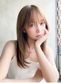 Liberte銀座 20代大人可愛い小顔ショート×ミルクティーベージュ