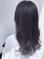 フロート 小阪店(float)&nbsp;ダークカラー_マロンベージュ Aラインボブ かきあげ