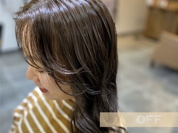 オフ(OFF)の写真/白髪が気になり始めた大人女性のお悩み解決！OFFのカラー技術で理想の髪色・デザインを楽しみませんか♪