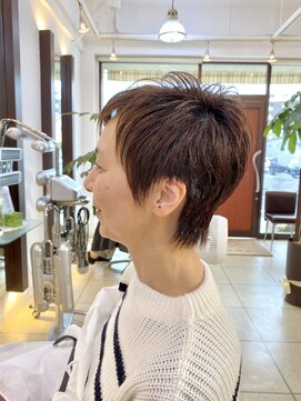 ヘアアーク(HAIR arc) 大人ショート#ベビーバング#京成津田沼#奏の杜#京成大久保