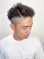 ヘアークリエイト ポライト(hair create Polite) 20代30代メンズスパイラルパーマワイルドオシャレ感アッシュ