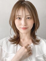 キリ 表参道(kyli) 大人可愛い小顔ペールベージュ薄めバングくびれヘア美髪　時田