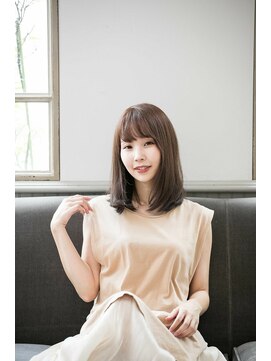カリン 横浜店(carin) 【carin横浜】暗めカラー/大人ガーリー/鎖骨ミディアム