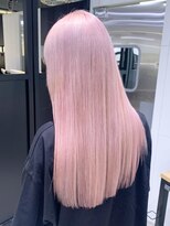 アルバム 池袋(ALBUM) ホワイトピンク_グレージュカラーボブウルフ_ba414053