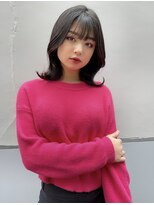 ロンド マーレ 天神大名店(Lond mare) NEW STYLE 大人可愛いミディアムスタイル くびれ巻きミディアム