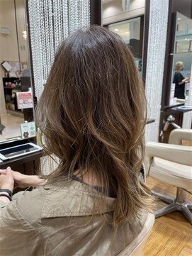 ユニックス イオンモール柏店(UNIX) 【白髪ぼかし】ミディアムレイヤー×ハイライトグラデーション